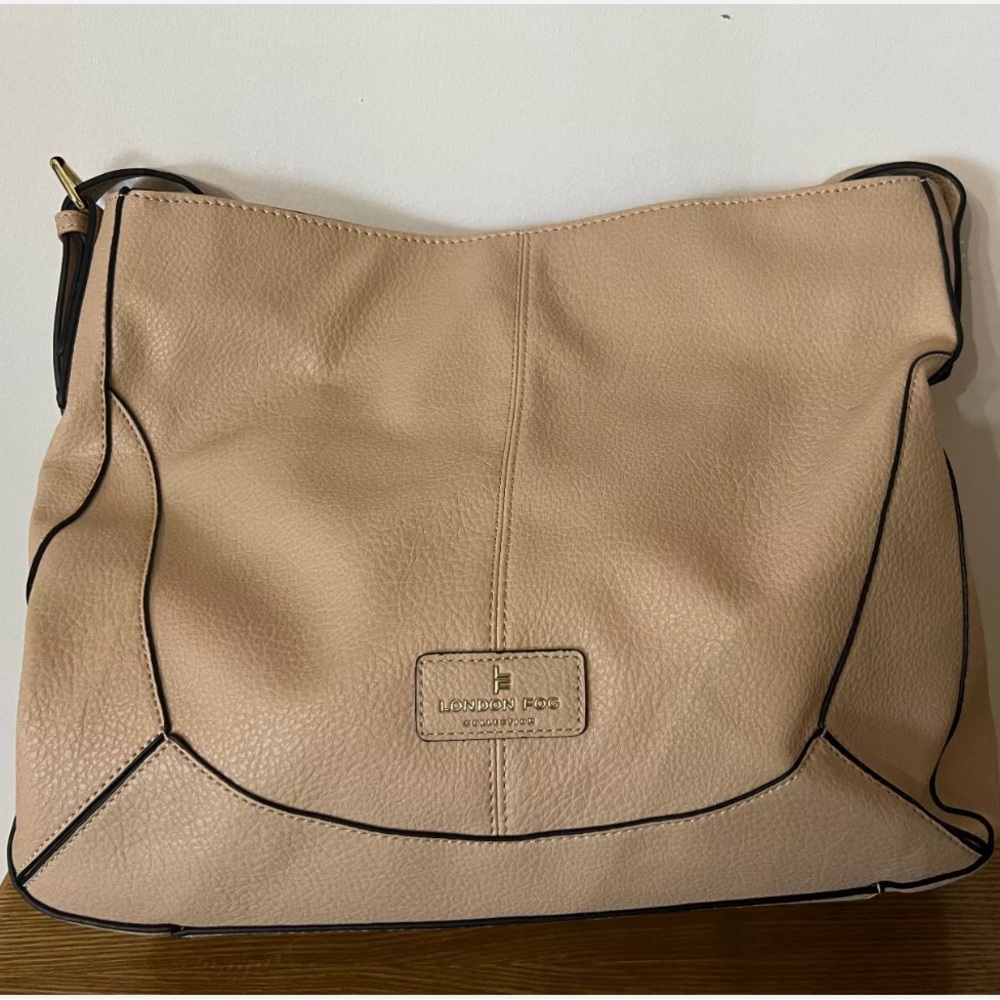 London Fog Bayley Hobo Satchel in Latte